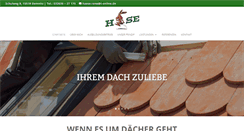 Desktop Screenshot of dachbau-haase.de
